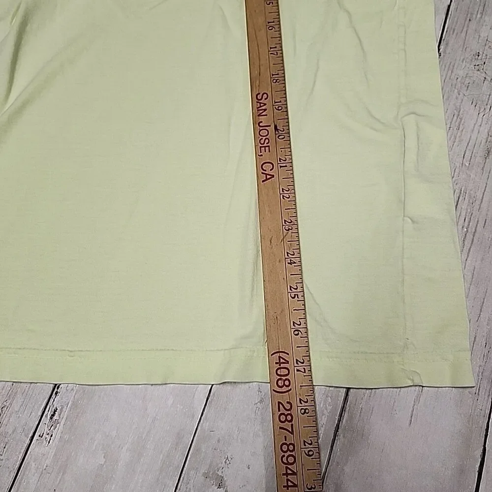 Psycho Bunny Neon Green T-Shirt Size 5/M Mens Classic Pima Cotton Small Logo